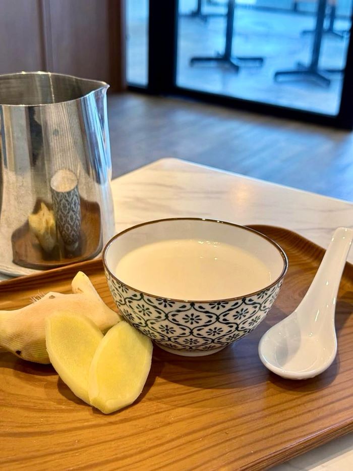 Sữa đông gừng mịn như kem, thơm ngon hấp dẫn