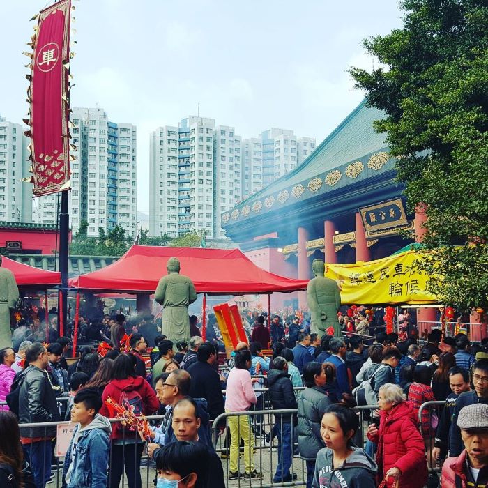 Rất nhiều du khách đến trải nghiệm ở lễ hội Che Kung