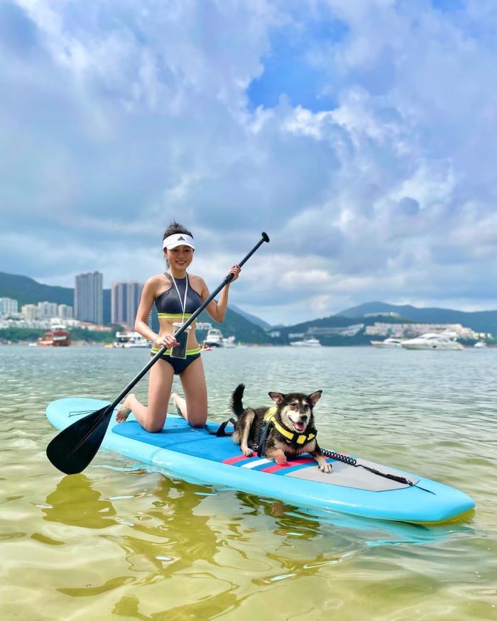 Tắm biển, chèo thuyền vào mùa hè thú vị