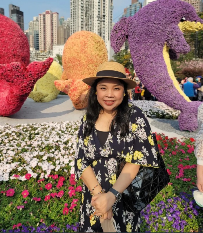 Check in khu vực có lễ hội Hoa mùa xuân