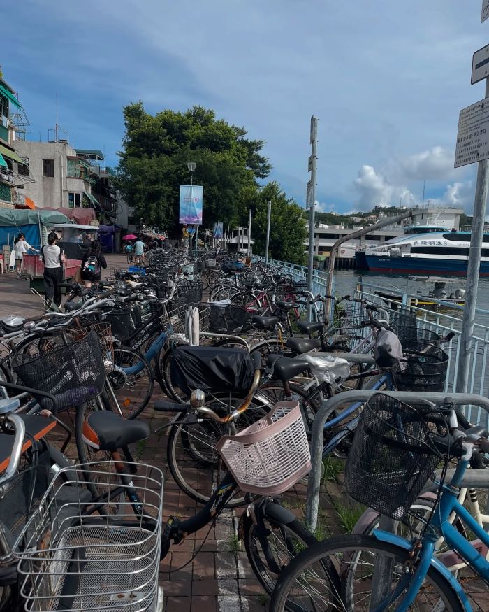Mọi người thường di chuyển bằng xe đạp chủ yếu