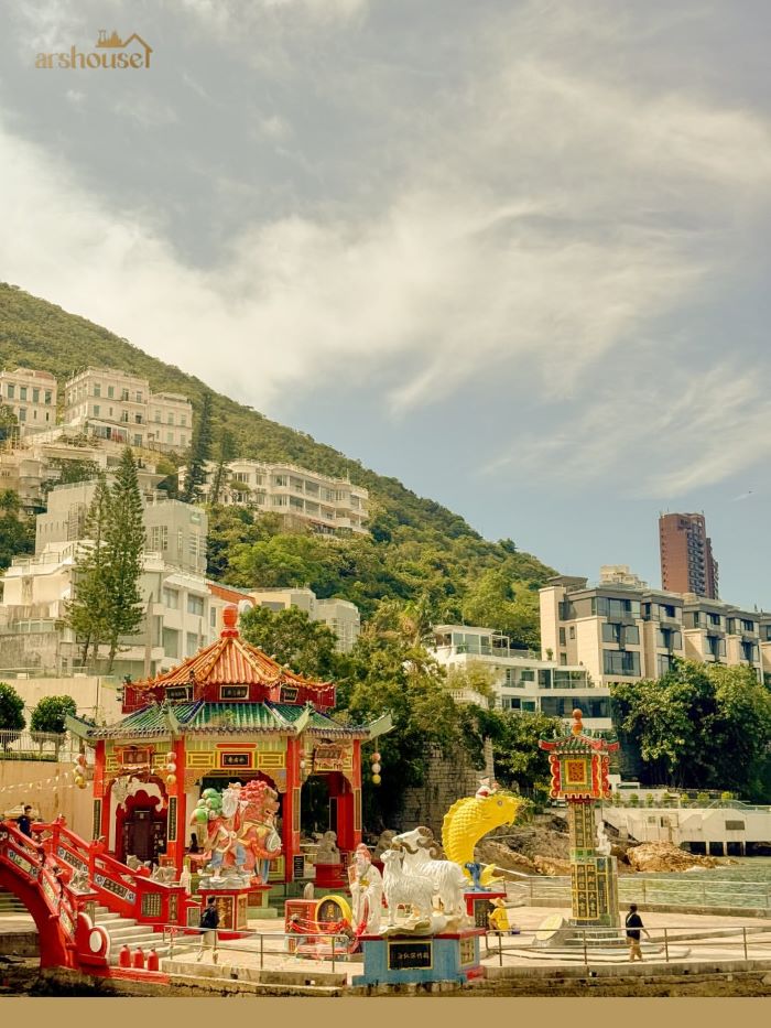 Đến Chùa Bà Thiên Hậu khi ở đảo Cheung Chau Hồng Kông