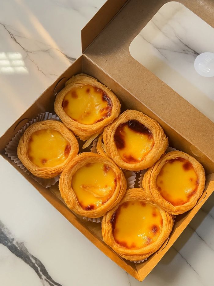 Món bánh tart trứng béo bùi hấp dẫn