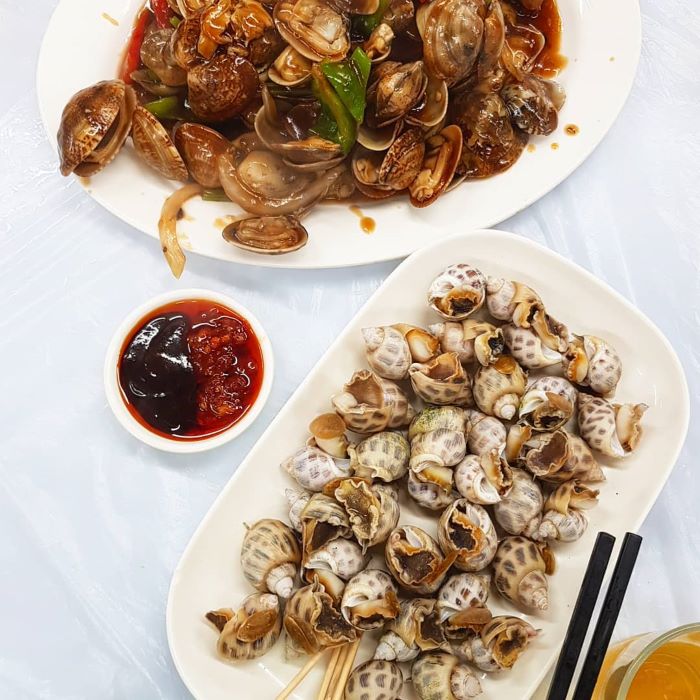 Hải sản tươi ngon được chế biến ở Kui Kee